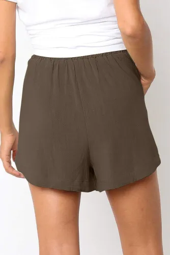 Khaki Summer Casual Shorts