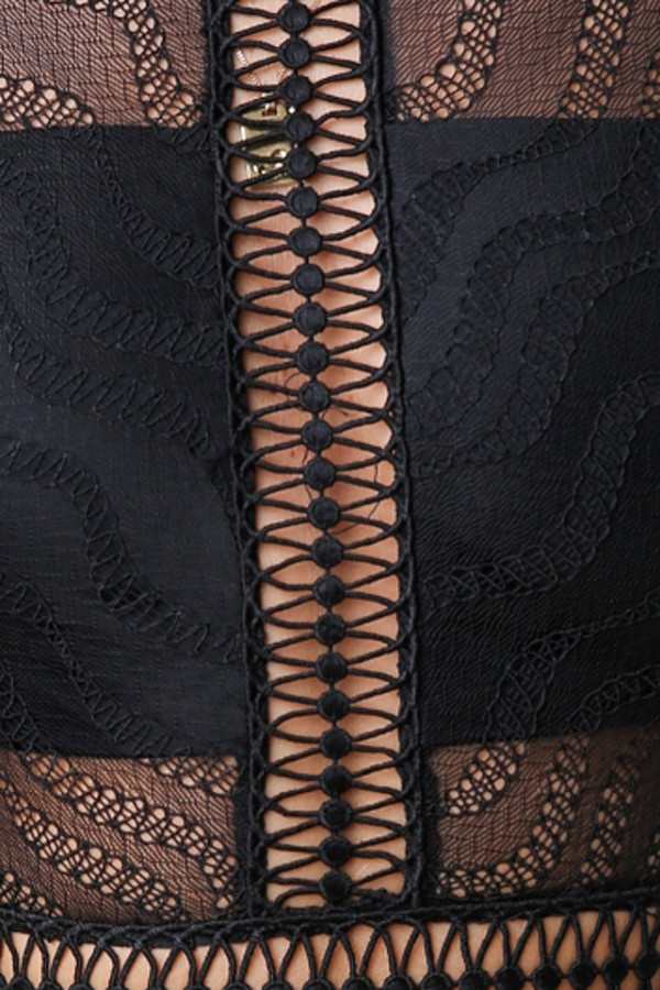 Black Melted Heart Bodysuit