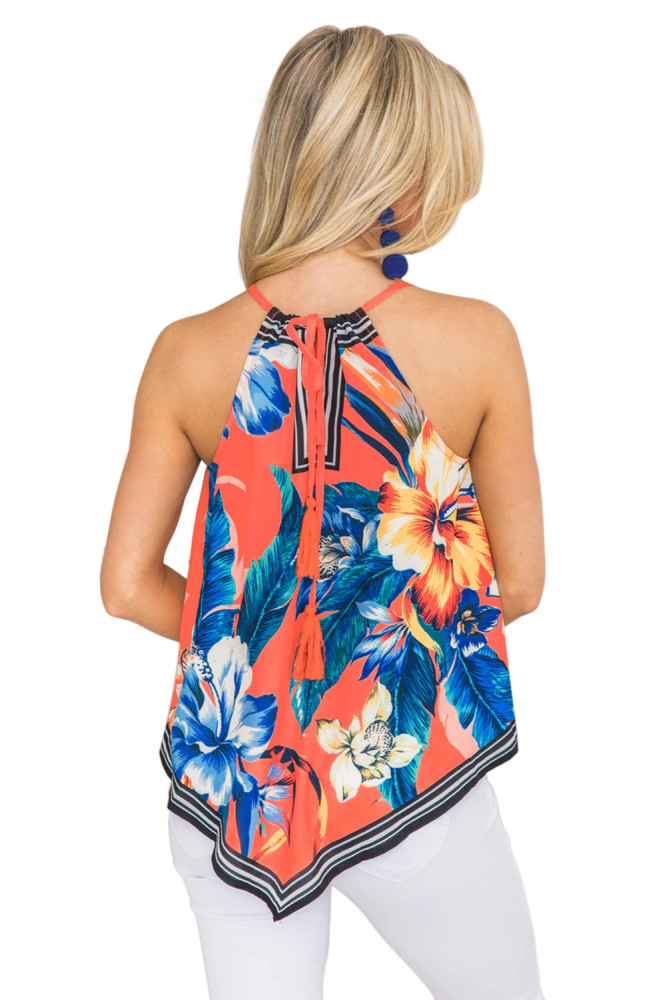 Orange Wander Into The Sunset Tank