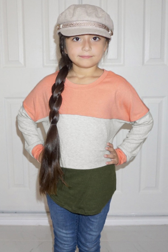 Orange The Callie Colorblock Sweater