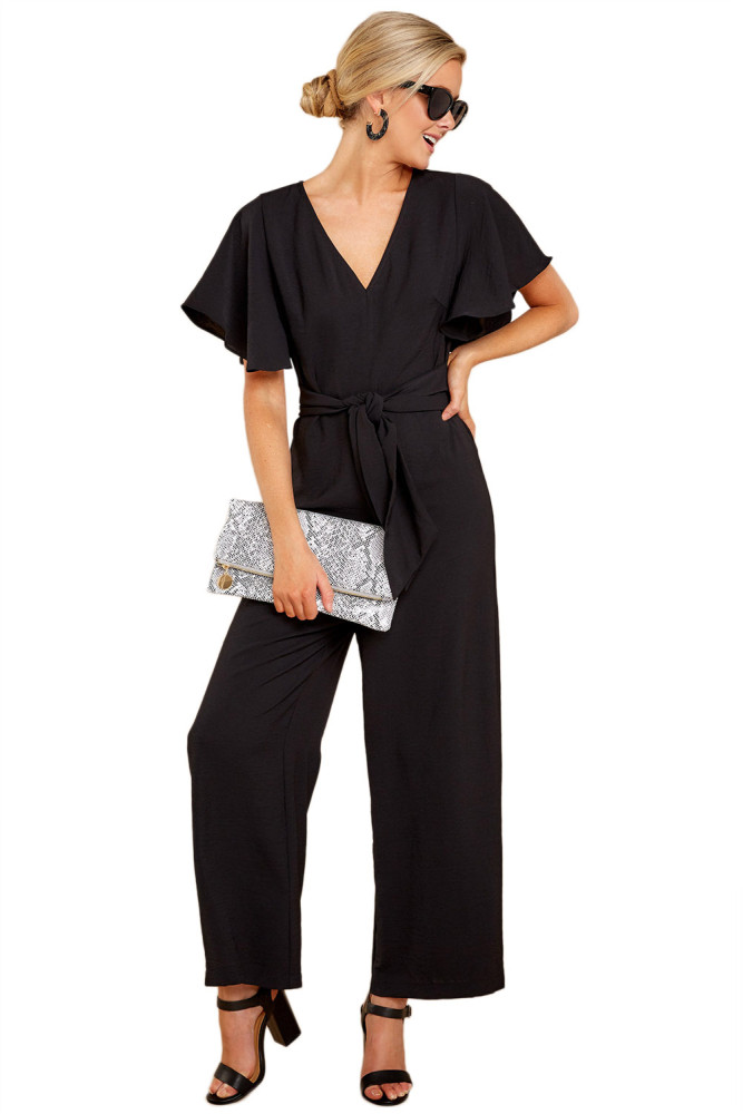 Enjoy This More Black Jumpsuit