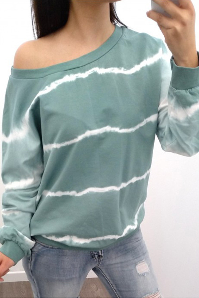 Green Tie Dye Sweatshirt