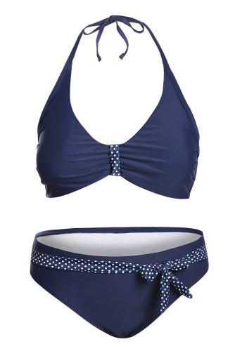Blue Buffalo Bikini with Contrast Details