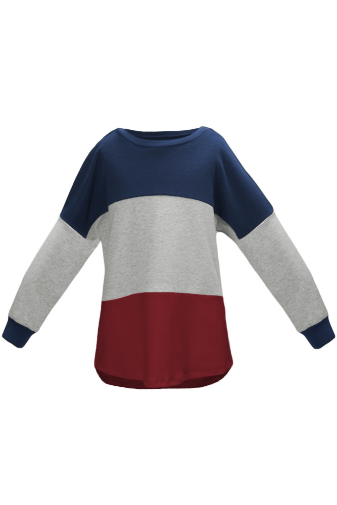 Blue The Callie Colorblock Sweater