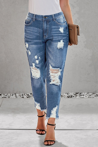 Mason Distressed Boyfriend Denim