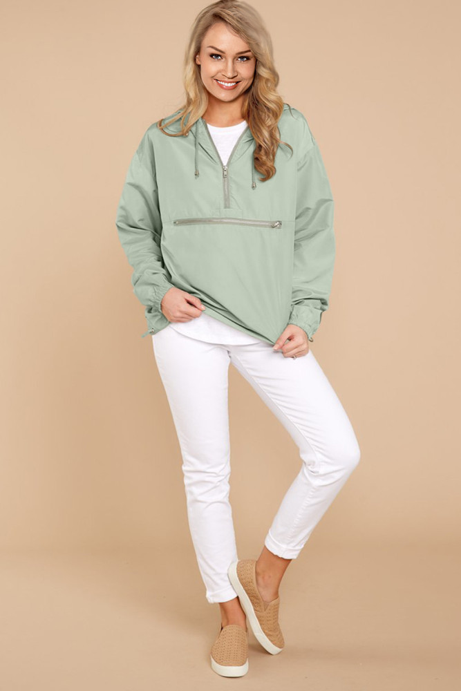 Green Windbreak Jacket