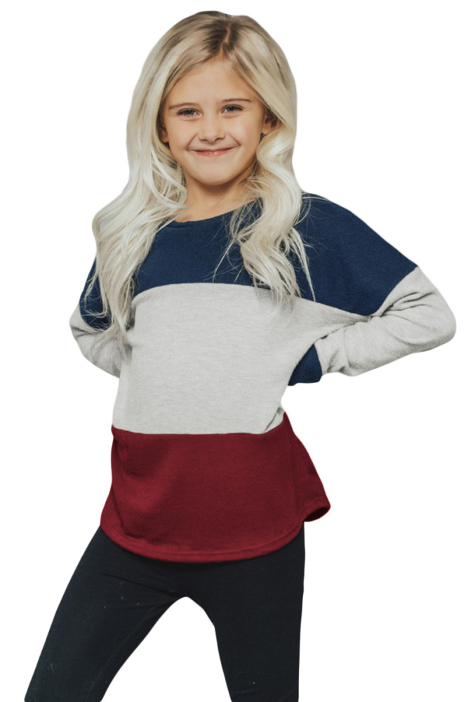 Blue The Callie Colorblock Sweater