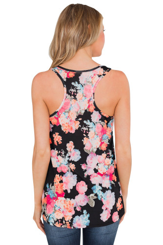 Multicolor Floral Summer Tank