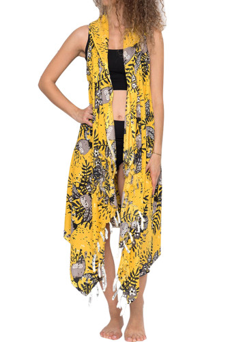 Summer Blossom Beach Vest