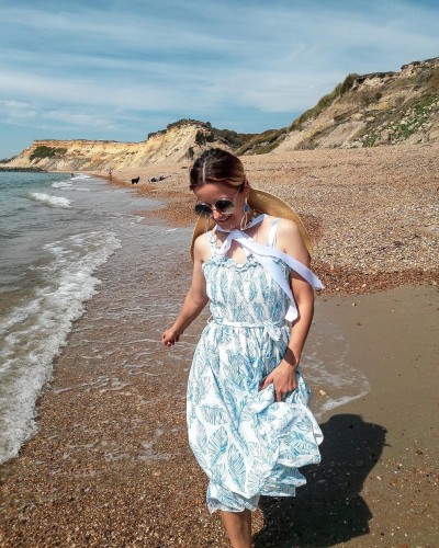 Sky Blue Bliss Dress