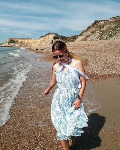 Sky Blue Bliss Dress