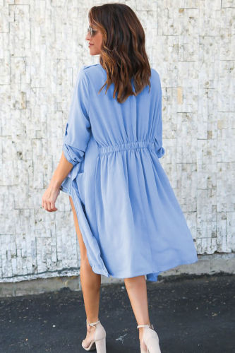 Sky Blue Make My Way Lightweight Jacket