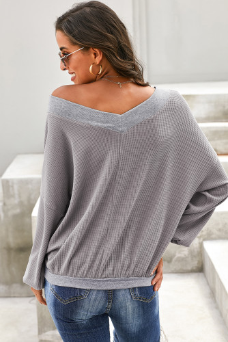 Gray Our Country Roads Thermal Top