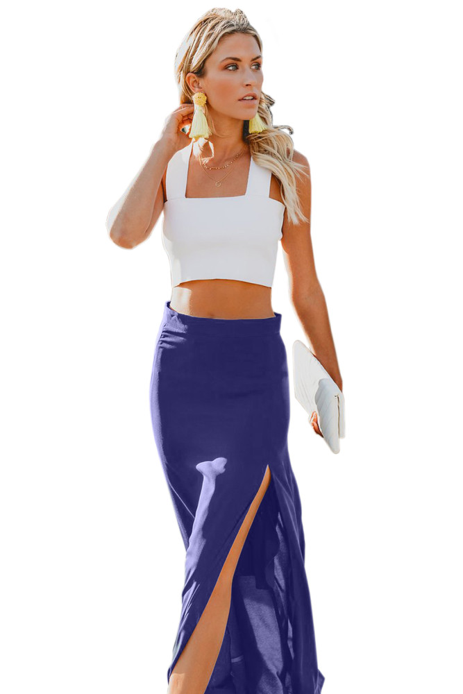Blue Drop Dead Gorgeous Maxi Skirt