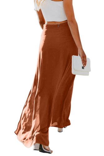 Orange Drop Dead Gorgeous Maxi Skirt