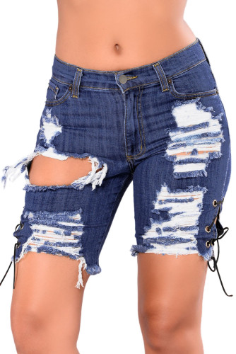 Medium Rise Bermuda Shorts
