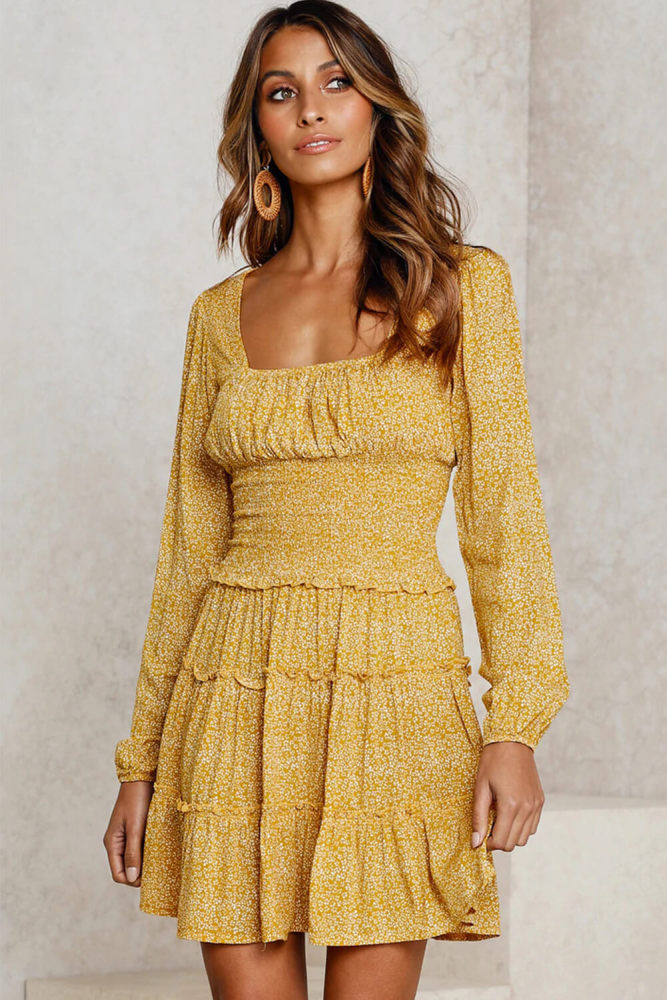 Yellow Lily Dress