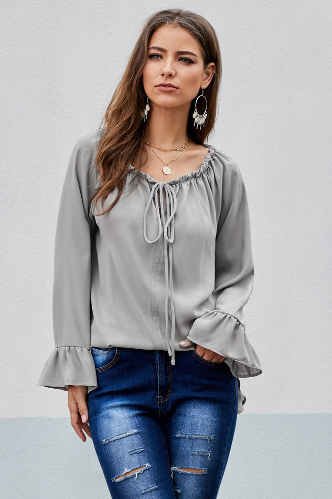 Gray Classic Tale Blouse