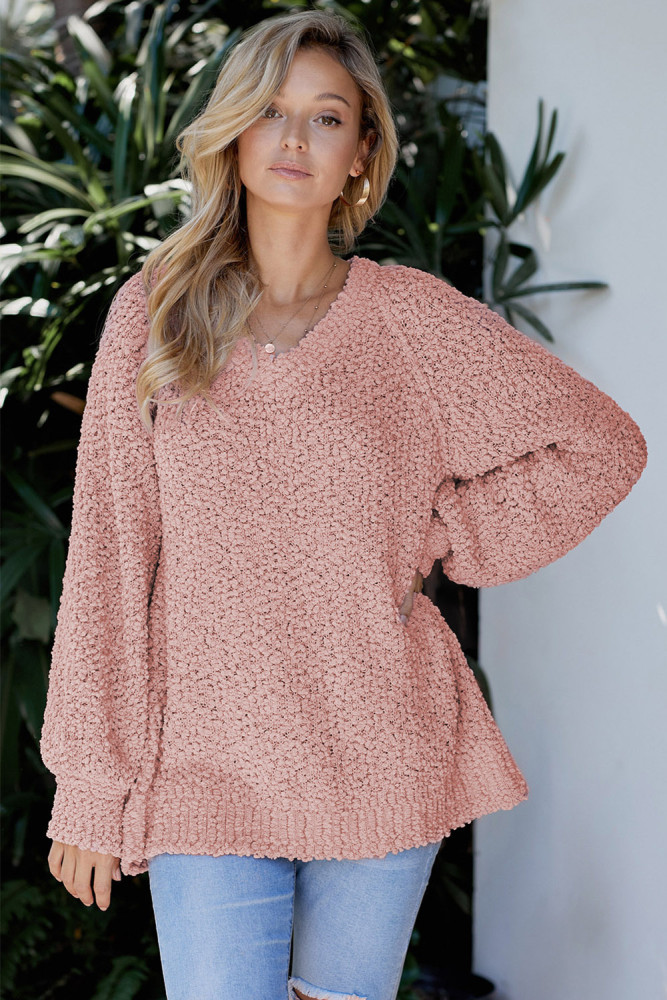 Pink Chill in The Air Sweater
