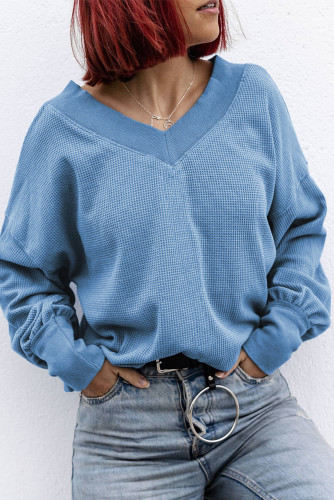 Sky Blue Our Country Roads Thermal Top