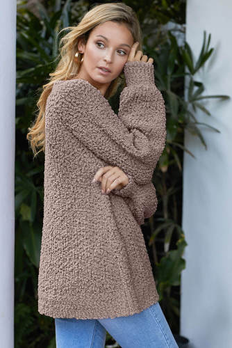 Khaki Chill in The Air Sweater