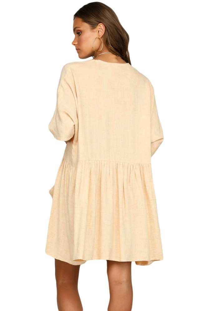 Beige Natural Beauty Dress