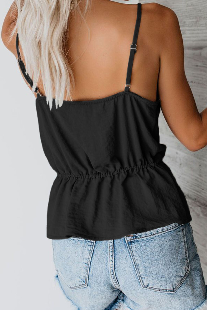 Black Twist Tank