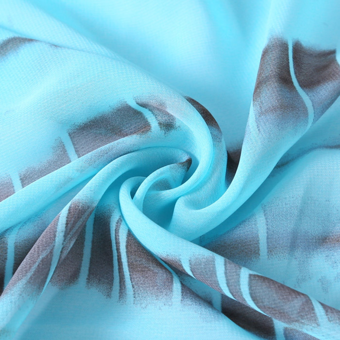 Tie Dye Ombre Blue Maxi Caftan