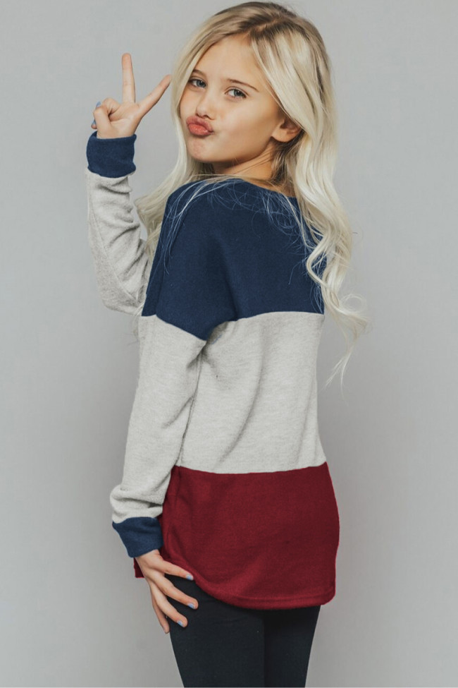 Blue The Callie Colorblock Sweater