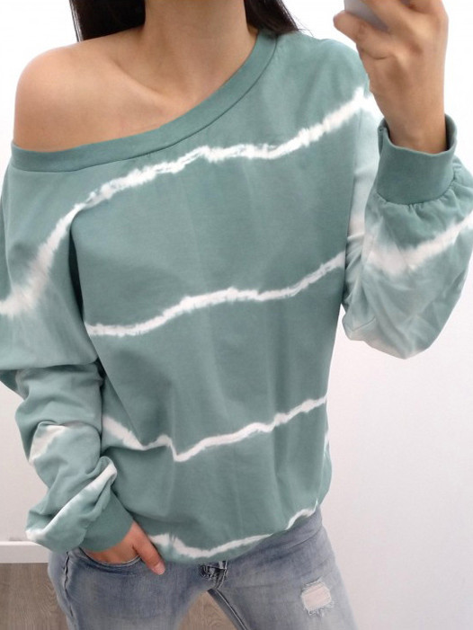 Green Tie Dye Sweatshirt