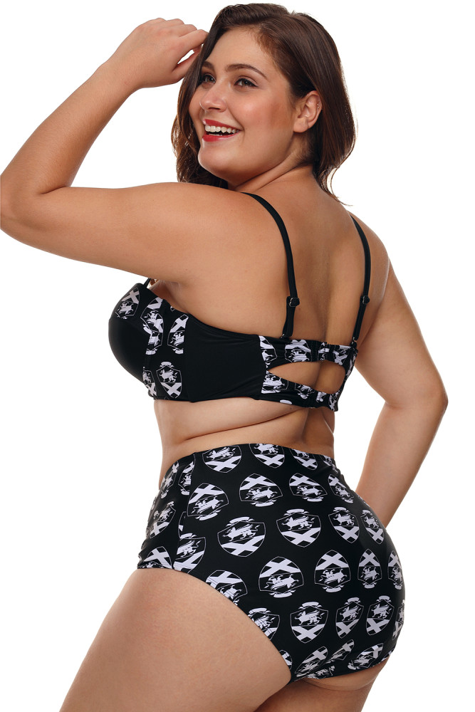 Catch Your Label Stylish Two-piece Plus Size Bathing Suit