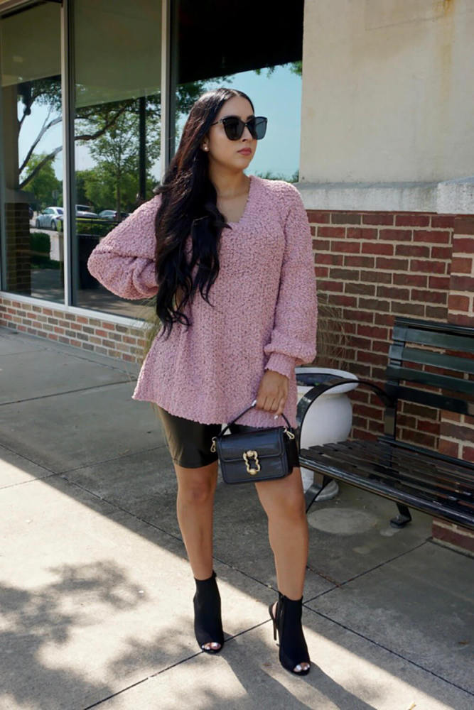Pink Chill in The Air Sweater