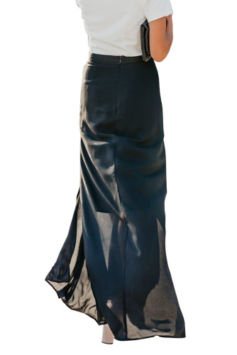 Black Drop Dead Gorgeous Maxi Skirt