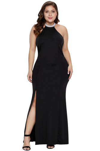 Black Twisted Love Plus Size Maxi Dress