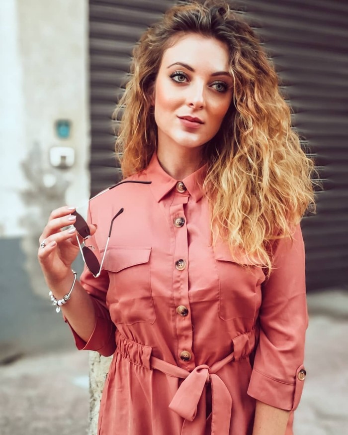 Pink Seeker Belted Shirt Dress