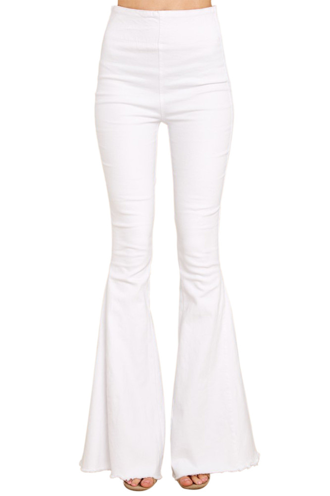 White Flare Jeans