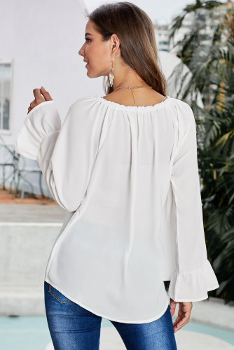 White Classic Tale Blouse