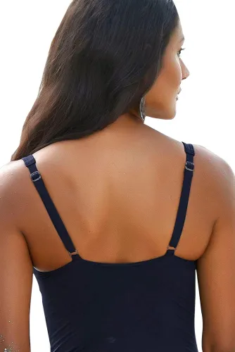 Blue Boho Print One Piece Swimwear