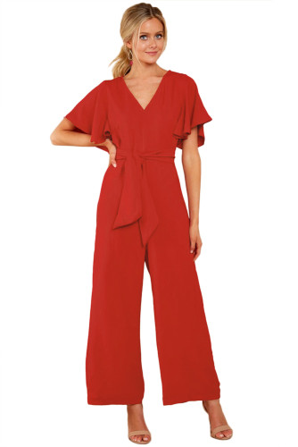 Enjoy This More Red Jumpsuit