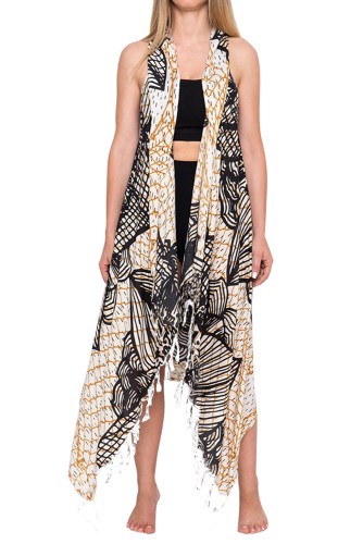 Fishnet Mandala Beach Vest