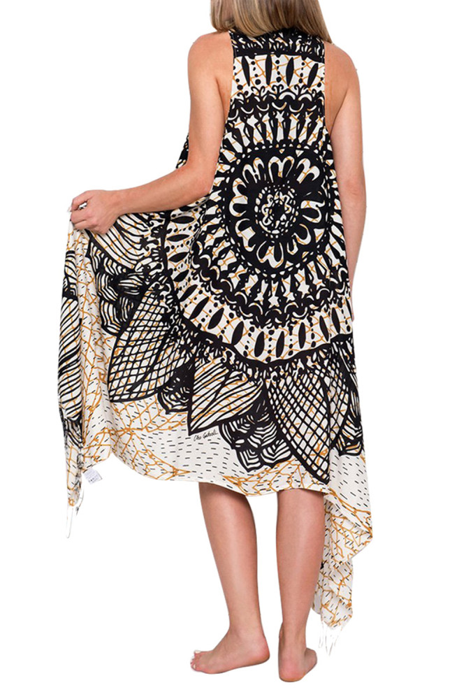 Fishnet Mandala Beach Vest