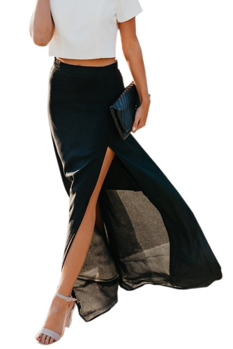 Black Drop Dead Gorgeous Maxi Skirt