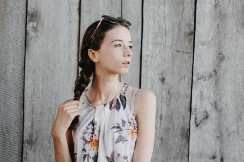 White Halter Neck Floral Print Sleeveless Casual Mini Dress