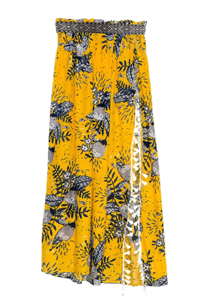 Summer Blossom Maxi Skirt