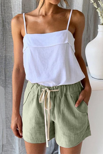 Green Faylin Shorts