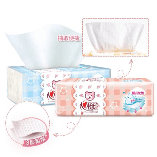 Baby Tissue Paper 18 Packets in 1 Super Soft Baby Face Paper