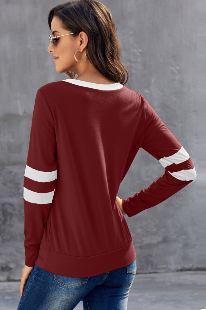 Red Addicted To You Long Sleeve Sweatshirt