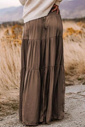 Hocus Pocus Smocked Tiered Maxi Skirt