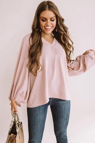 Pink Set For Success Shift Top