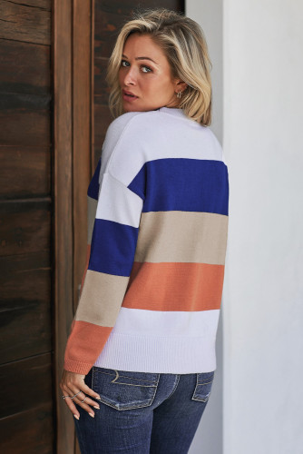 Blue Catch Feels Colorblock Sweater